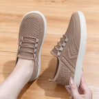 Women's Breathable Sneakers with Elastic Laces