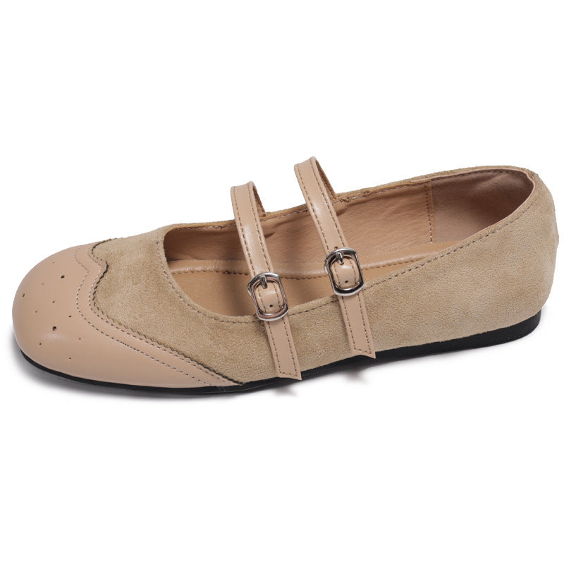 Women's Double-Strap Ballet Flats