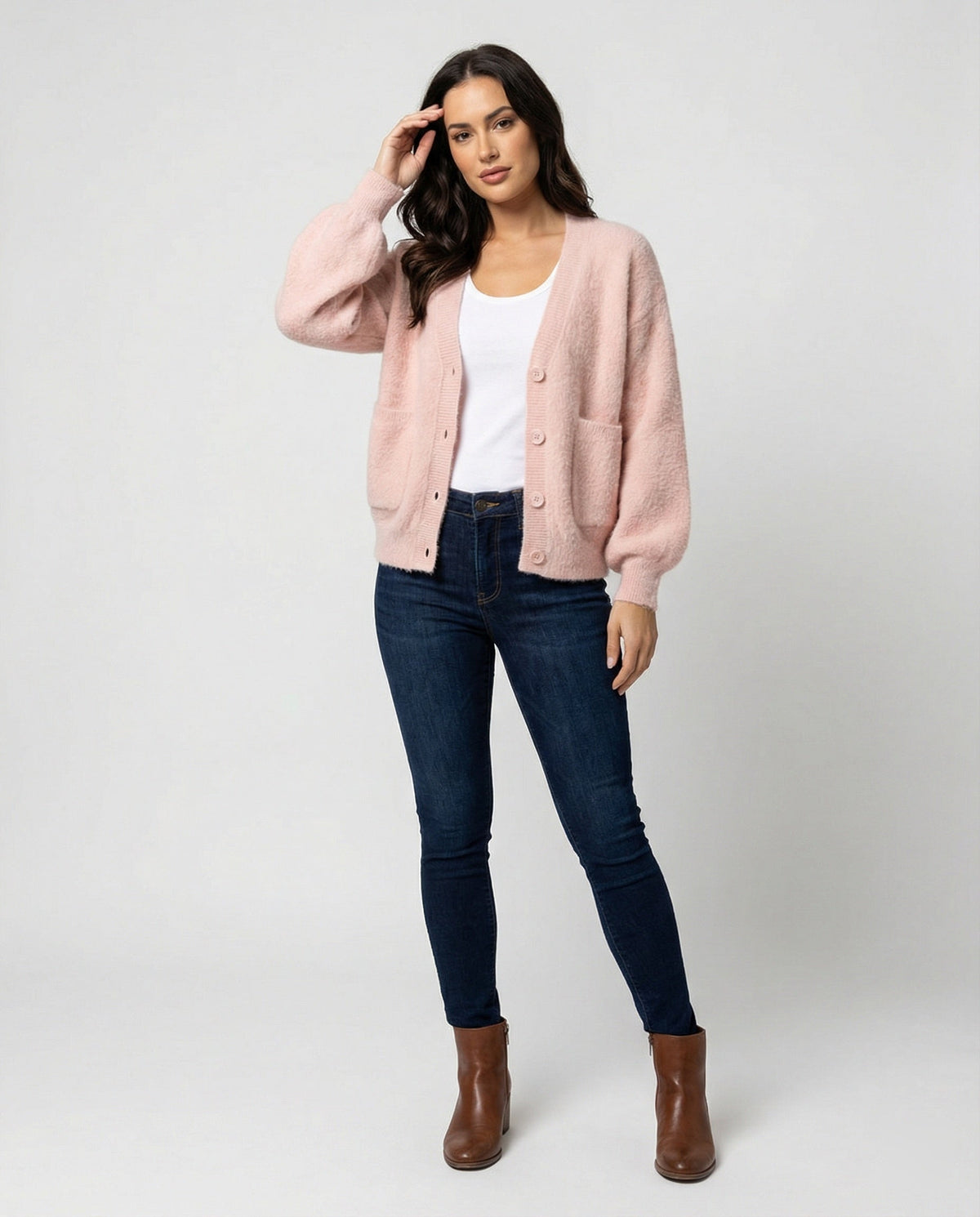 Women's Fluffy Oversized Cardigan