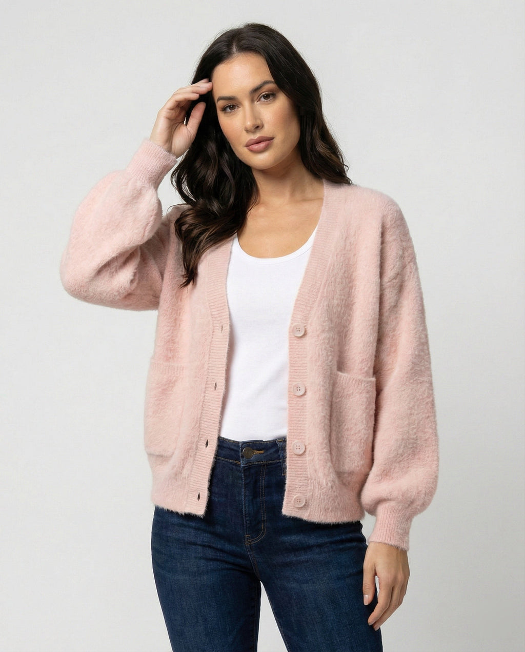Women's Fluffy Oversized Cardigan