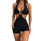 Women's High-Leg Cut-Out Swimsuit