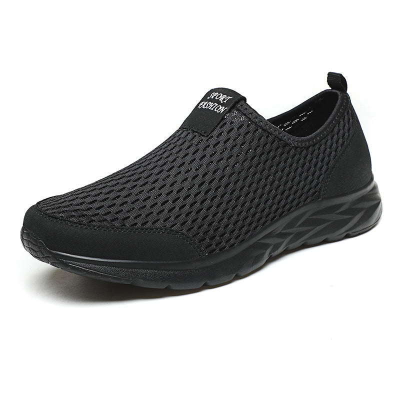 Women's Breathable Slip-On Sneakers with Innovative Surface Structure