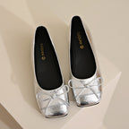 Women's Ballet Flats with Decorative Bow
