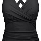 Women's Swimsuit with Wrap Cut and Figure-Flattering Design