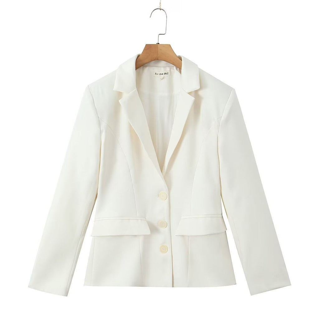 Women's Elegant Blazer with Practical Pockets