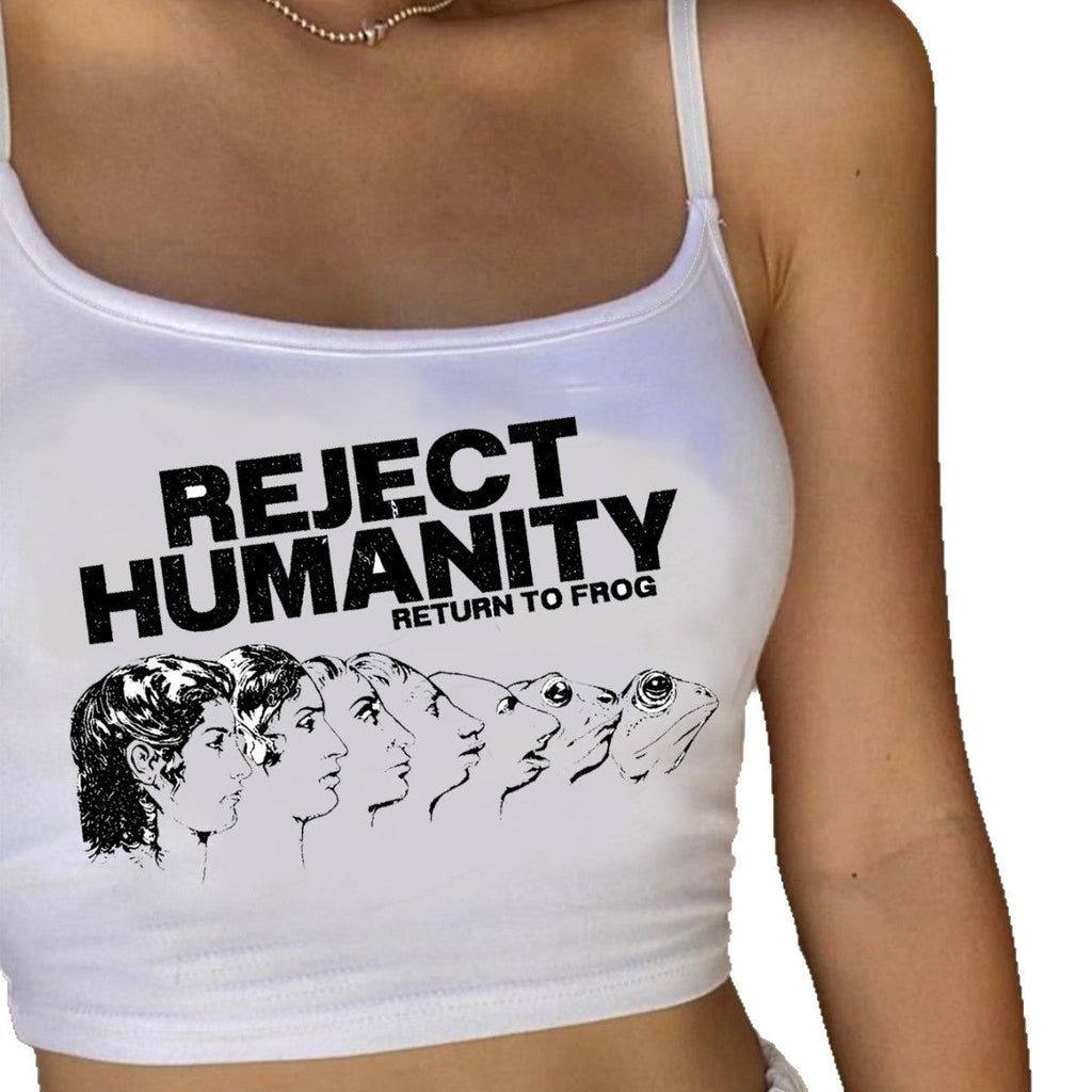 Bandeau Top with Graphic Print