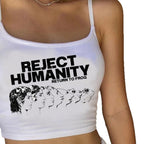 Bandeau Top with Graphic Print