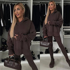 Women's Cozy Leopard Print Hoodie