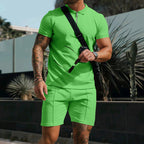 Men's Polo Shirt and Chino Shorts Set