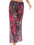 Women's Elegant Floral Print Beach Pants