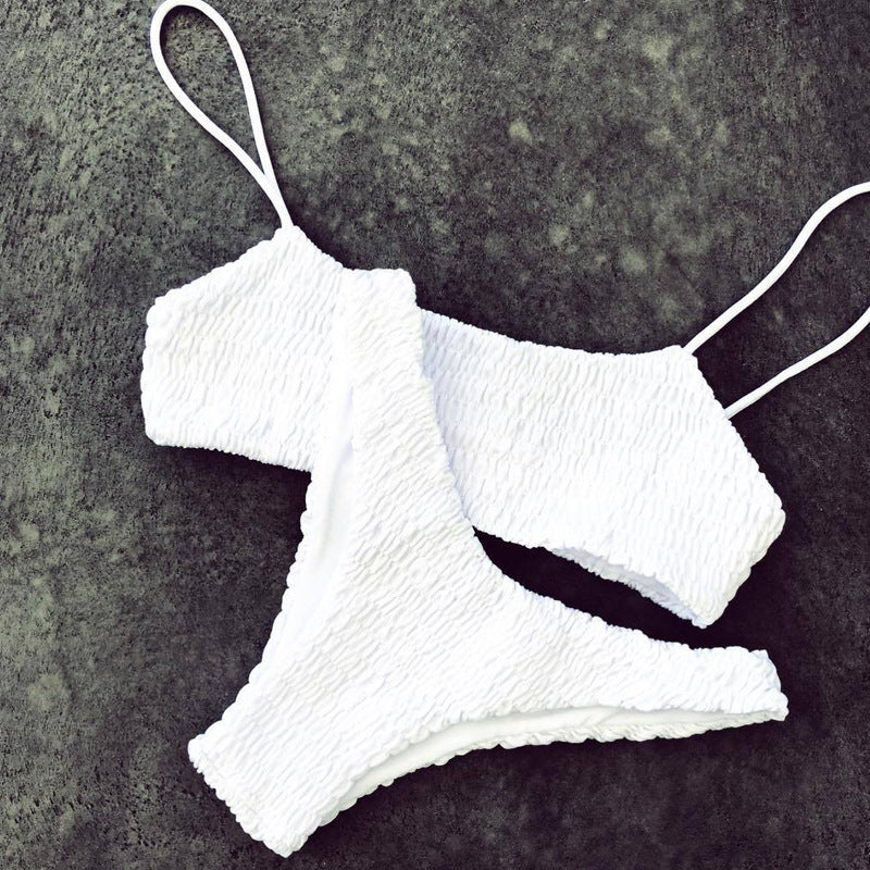 Women's Ruched Swimsuit Set