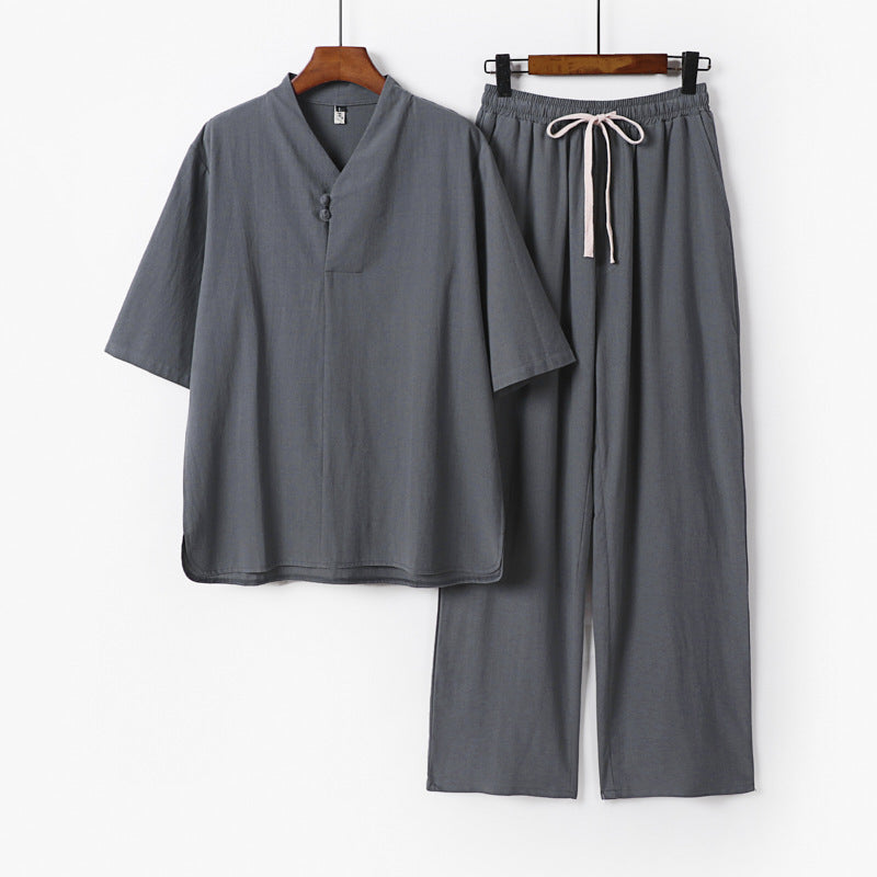 Men's Two-Piece Lightweight Loungewear Set