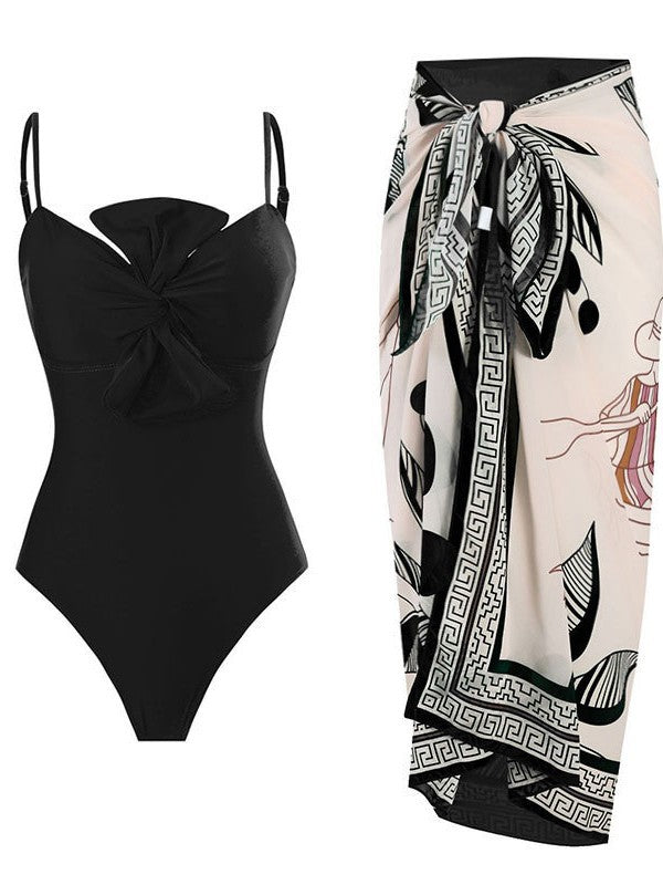 Women's Swimsuit with Wrap Skirt