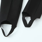 Elegant Cropped Pants with Slit Details