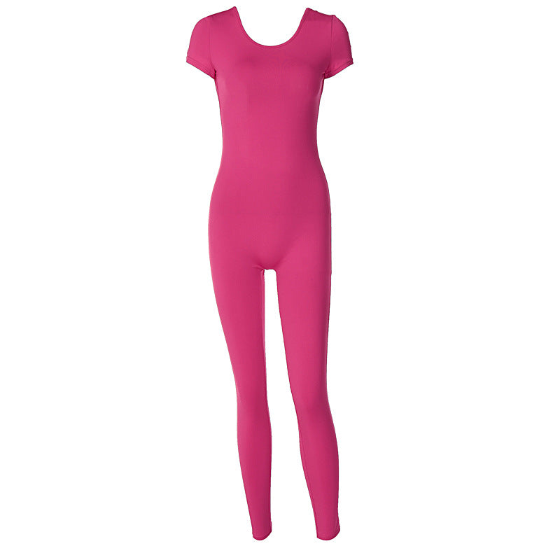 Women's Short-Sleeve Form-Fitting Jumper