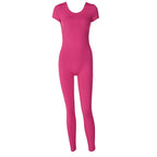 Women's Short-Sleeve Form-Fitting Jumper