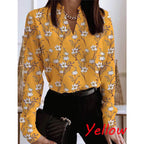 Women's Floral Blouse with Elegant Fit