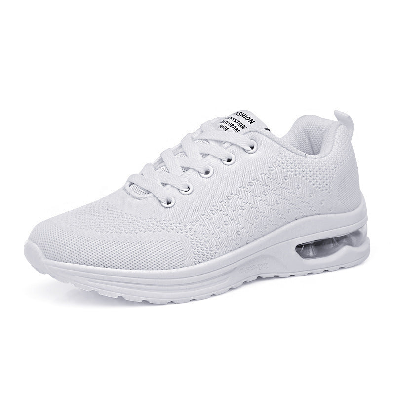 Women's Breathable Fitness Sneakers with Shock-Absorbing Sole