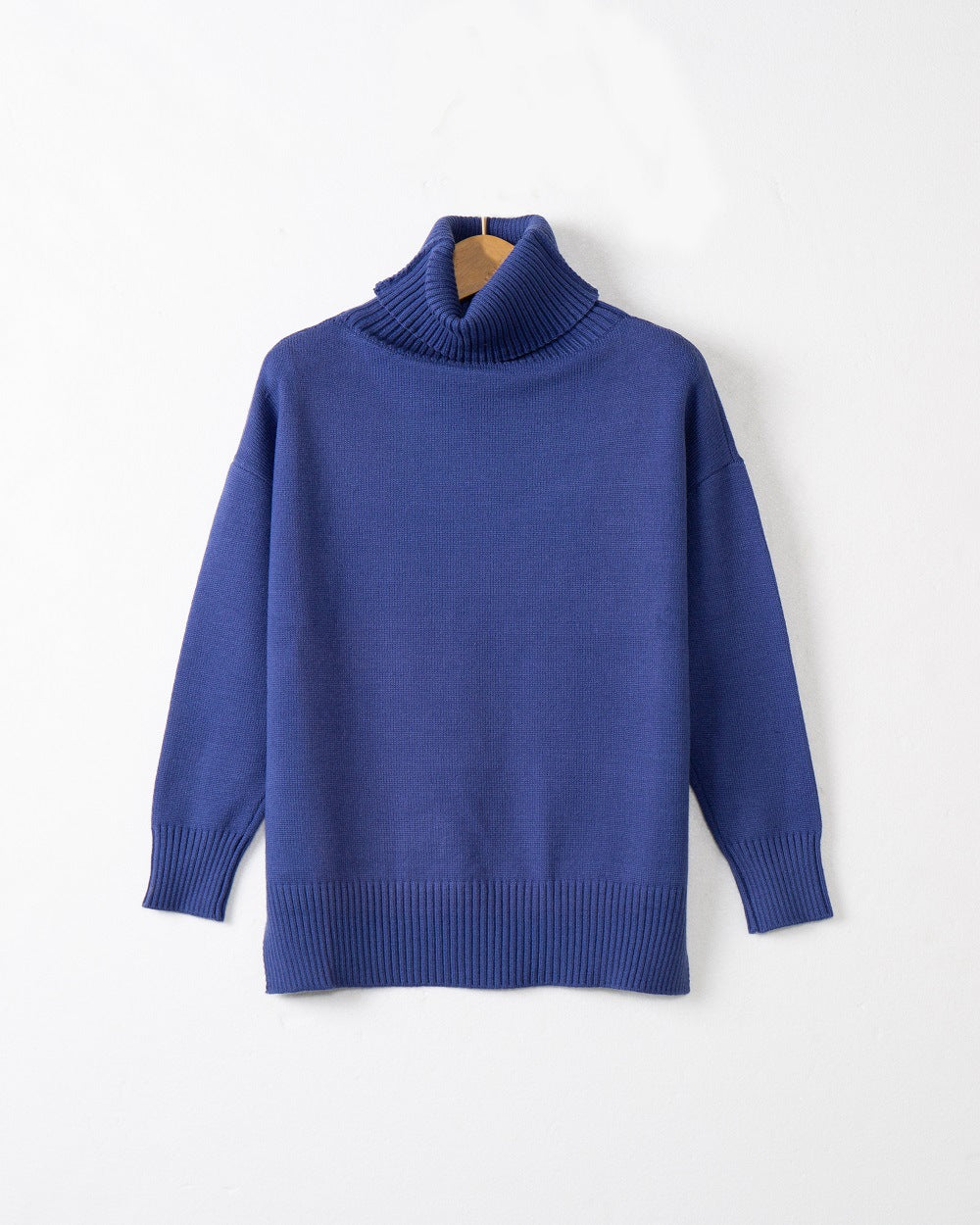Women's Cozy Mock Neck Sweater with Wide Fit
