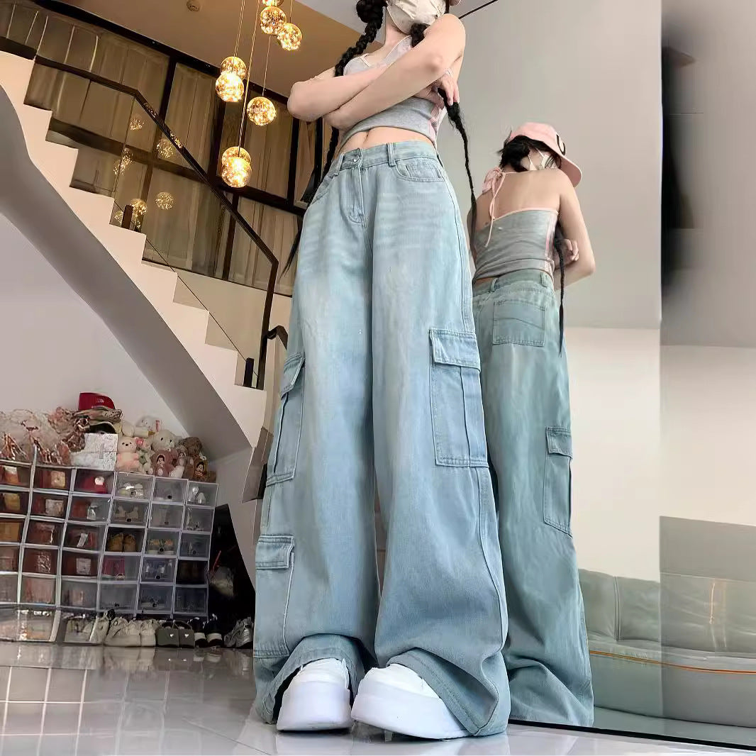 Women's Wide-Leg Cargo Pants