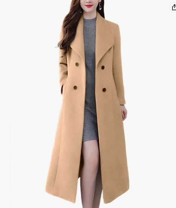 Women's Long Wool Coat