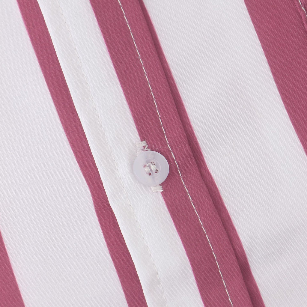 Women's Long-Sleeve Shirt with Classic Stripes and Comfortable Fit