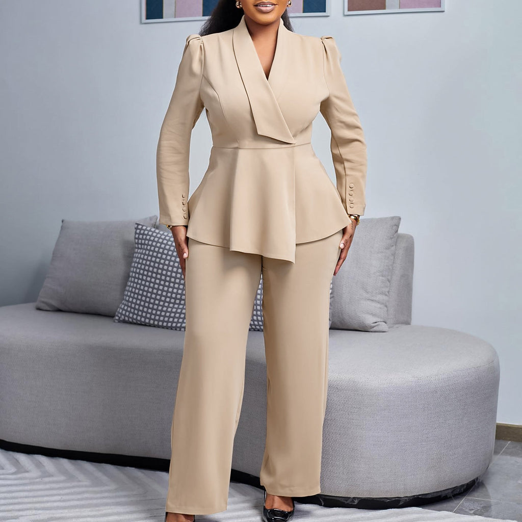 Elegant Blazer and Trousers Set