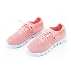 Women's Breathable Sport Sneakers with Elastic Cuff