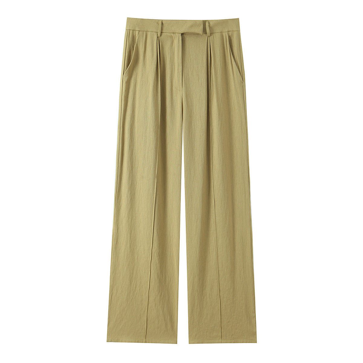 Women's Fashionable Blazer and Palazzo Trousers Set with Tailored Silhouette