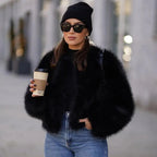 Elegant Faux Fur Jacket