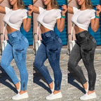 Women's Cargo Jeans with Side Pockets