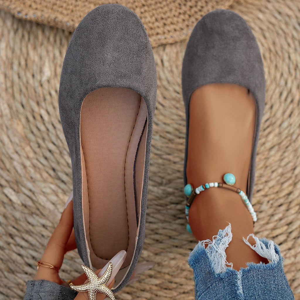 Women's Soft Suede Ballet Flats