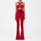 Women's Swimsuit and Flowing Pants