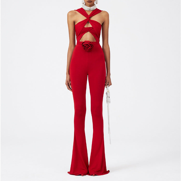 Women's Swimsuit and Flowing Pants