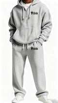Men's Trendy Hoodie with Practical Zipper and Comfortable Jogging Pants