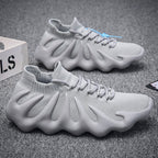 Women's Breathable Casual Sneakers with Elastic Collar and Innovative Sole