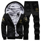 Men's Padded Teddy Fleece Tracksuit