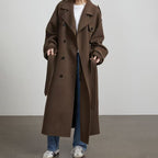 Elegant Trench Coat with Adjustable Belt