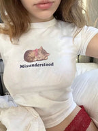 Women's Statement Crop T-Shirt