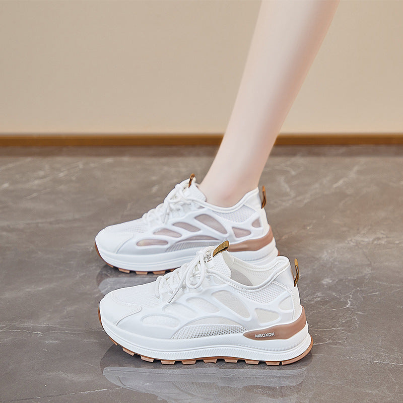 Women's Breathable Fitness Sneakers with Supportive Outsole