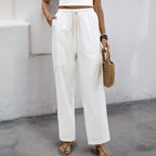 Women's Comfortable Casual Pants with Practical Patch Pockets