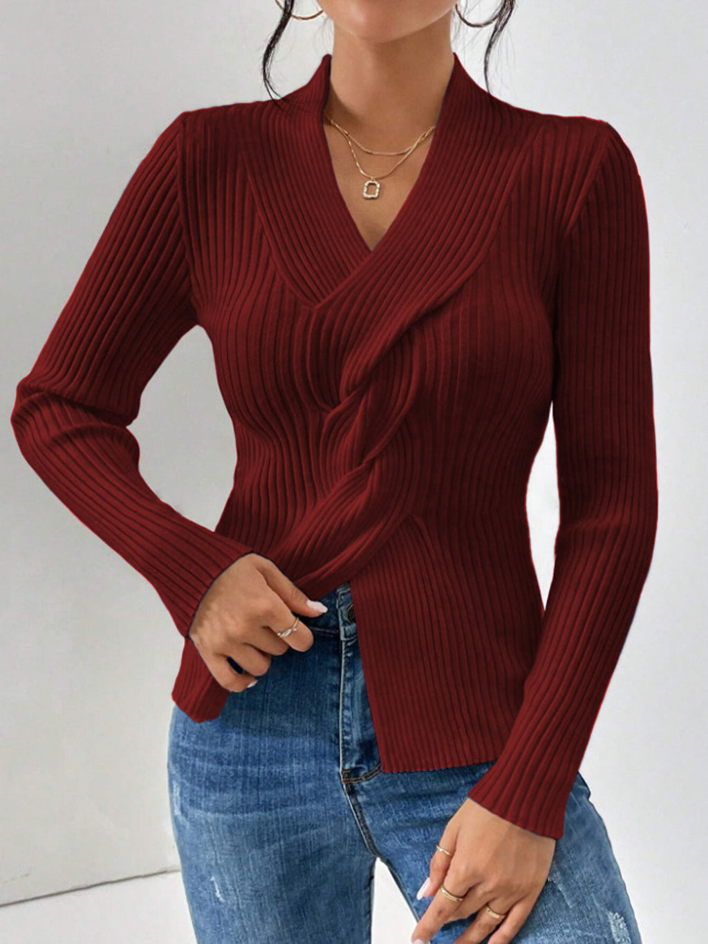Women's Elegant Knit Blazer