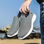 Women's Breathable Casual Sneakers with Flexible Slip-On Design