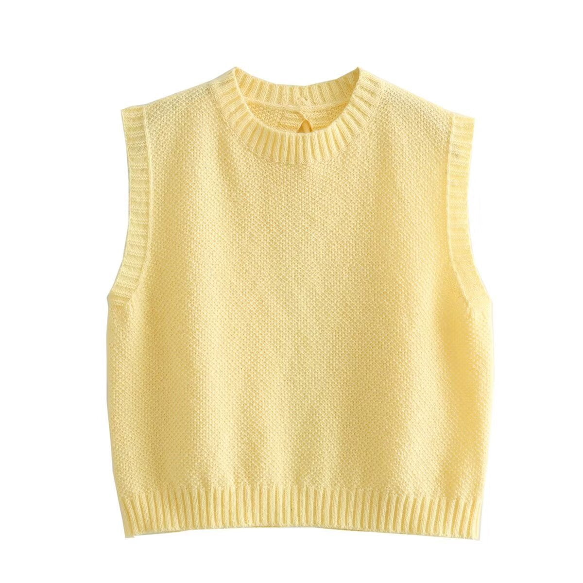 Women's Sleeveless Textured Knit Top