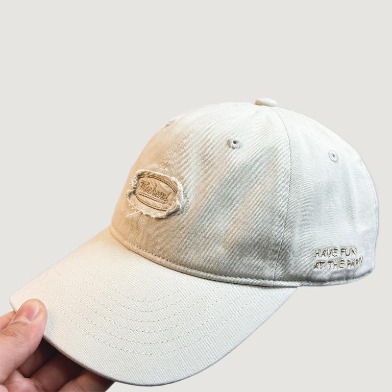 Men's Casual Distressed Embroidered Baseball Cap