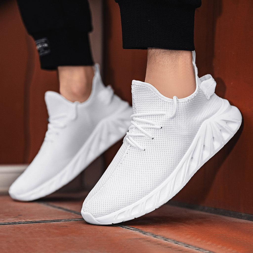 Women's Breathable Sneakers with Elastic Quick-Closure