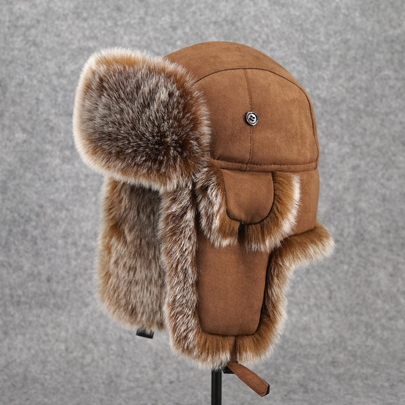 Women's Winter Hat with Fur-Lined Ear Protection