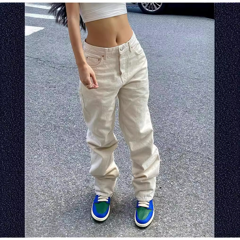 Women's Cargo Jeans with Functional Pockets