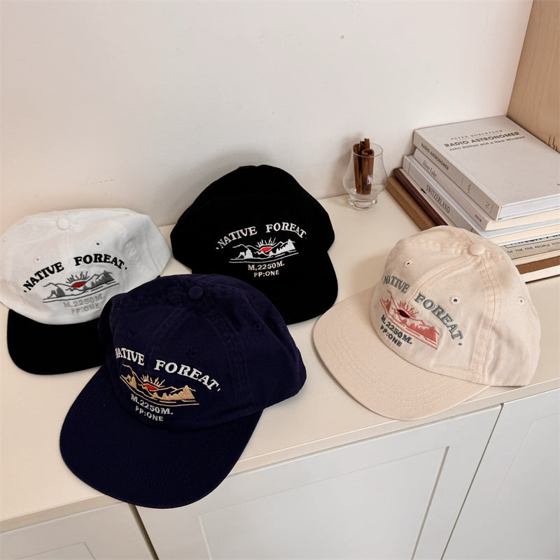 Men's Embroidered Outdoor Adventure Baseball Cap