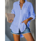 Women's Casual Lightweight Fabric Blouse